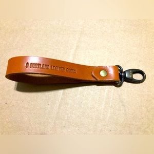 NEW Portland Leather Honey wrist strap or keychain.